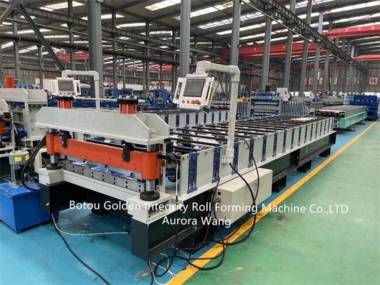 Galvanized Glazed Tile Roll Forming Machine Automatic For Building