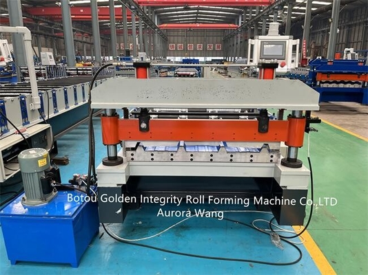 Galvanized Glazed Tile Roll Forming Machine Automatic For Building