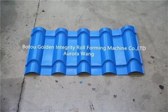 JCX Glazed Roof Tile Roll Forming Machine 380v 50hz PPGI GI material