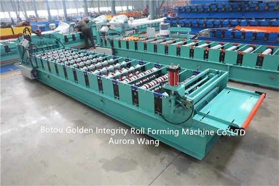 15m/Min Glazed Tile Roll Forming Machine 415v Metal Roof Tile Making Machine