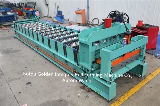 15m/Min Glazed Tile Roll Forming Machine 415v Metal Roof Tile Making Machine