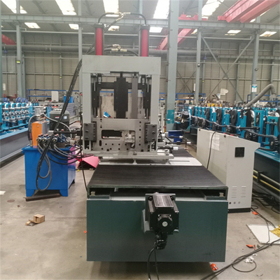 Channel Frame CZ Purlin Roll Forming Machine 22KW PLC Control System