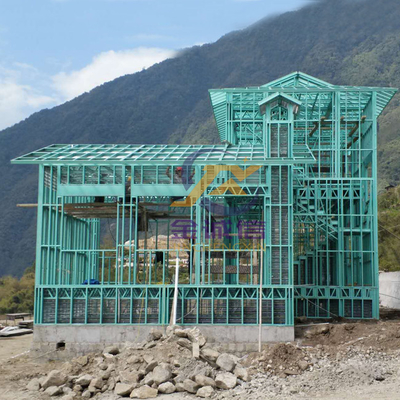 Green Light Gauge Steel Framing Machines 7.5kW Main Unit Power Full Automatic Mode