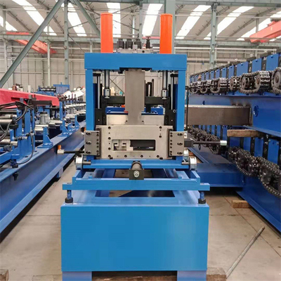 22KW CZ Purlin Roll Forming Machine 1-3mm C Channel Roll Forming Machine