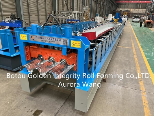 JCX Floor Decking Roll Forming Machine PLC Detla Control  System