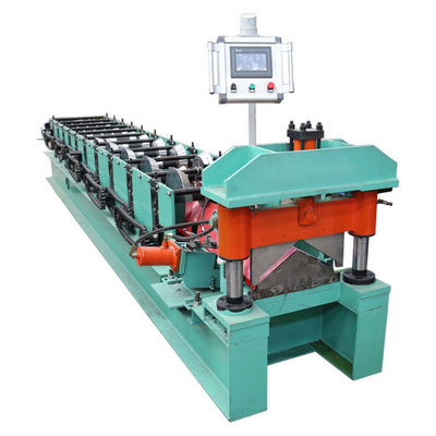 Customized Roof Ridge Cap Roll Forming Machine 610mm-1220mm  Feeding Width