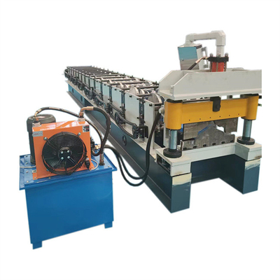 Customized hot dip steel roofing sheet roll top ridge capping making machine high speed