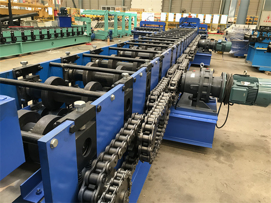 Building Material Highway Guardrail Roll Forming Machine 1.5-4mm Thickness