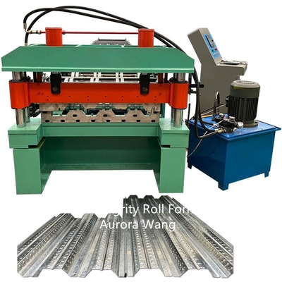 1220mm Floor Decking Roll Forming Machine CE Floor Tile Making Machine