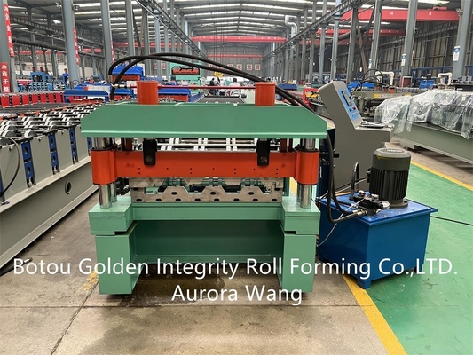 1220mm Floor Decking Roll Forming Machine CE Floor Tile Making Machine