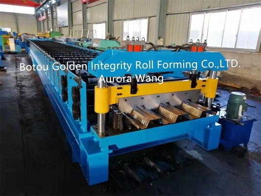 12-13m/Min Floor Deck Roll Forming Machine For Concrete Supporting