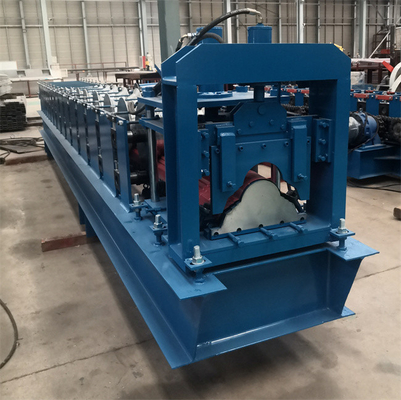 Glazed Roof Ridge Cap Roll Forming Machine Galvanized Metal Color Steel