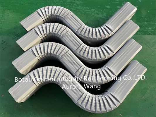 Galvanized Steel Downspout Pipe Roll Forming Machine 20m/Min For Roof