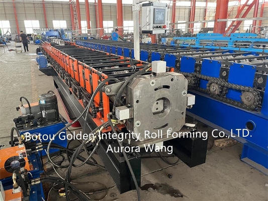 Gutter Downpipe Forming Machine No.45 Steel Roller With Hard Chromized