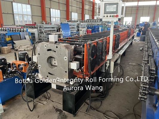 Gutter Downpipe Forming Machine No.45 Steel Roller With Hard Chromized