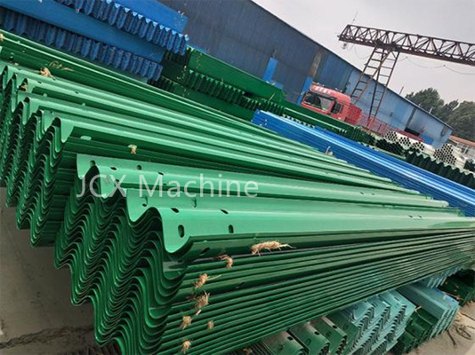 2 Waves Highway Guardrail Roll Forming Machine CE And ISO Certification