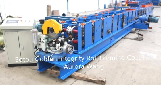 Color Steel 7.5KW Square Downspout Machine 0.4-0.6mm Thickness