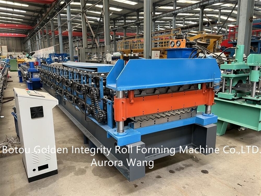 7.5Kw Steel Double Layer Roll Forming Machine ISO9001 CE Certification