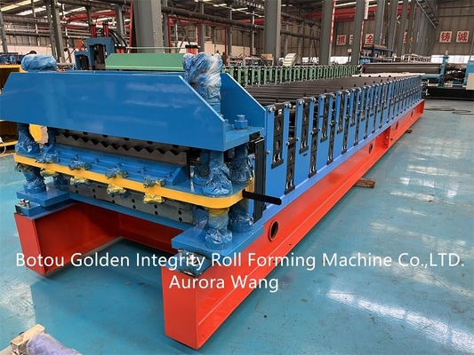 Steel Tile Metal Roofing Sheet Making Machine Double Layer