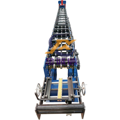 Ppgi Galvanized Roof Ridge Cap Roll Forming Machine Colour Coated