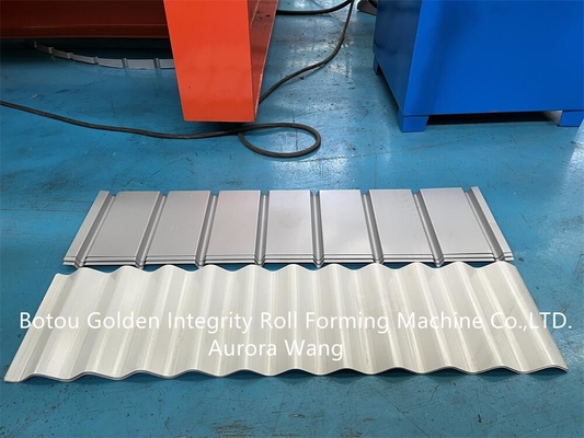Steel Tile Metal Roofing Sheet Making Machine Double Layer