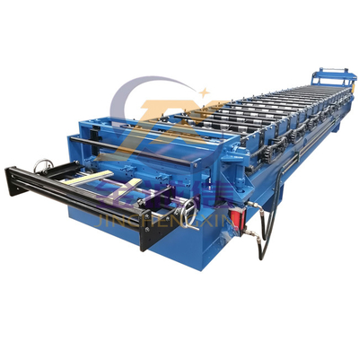 15m/min Cold Roll Forming Equipment rib Metal Roof Panel Making Machine