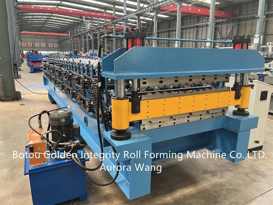 Customized Double Layer Roll Forming Machine  Automatic 380V 60Hz 3P