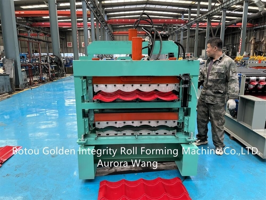 JCX 1200mm Tile Making Machine Roofing Panel Roll Forming Machine