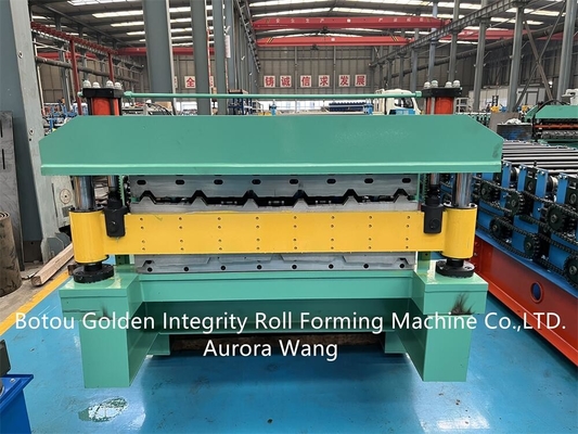 PLC Corrugated Sheet Forming Machine 5.5kw building materials