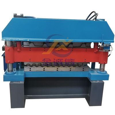 Building Material Roof Sheet Forming Machine Double Deck 0.3-0.8mm Thickness