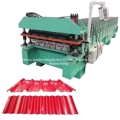 12m/Min Metal Roofing Roll Former ISO9001 CE Tile Forming Machine
