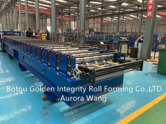Zinc Roof Panel Roll Forming Machine  5.5 KW PLC Control System