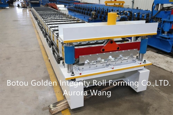 High Speed Roof Panel Roll Forming Machine Galvanized Steel