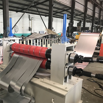 80kw Slitting Line Machine 0.5mm Cutting Precision Steel Strip Slitting Machine