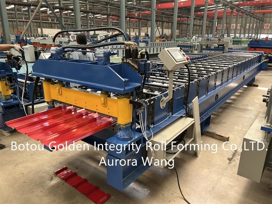 Single Layer metal  Roofing Sheet Roll Forming Machine ISO9001 CE