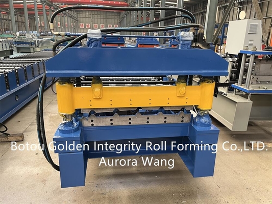 Single Layer metal  Roofing Sheet Roll Forming Machine ISO9001 CE