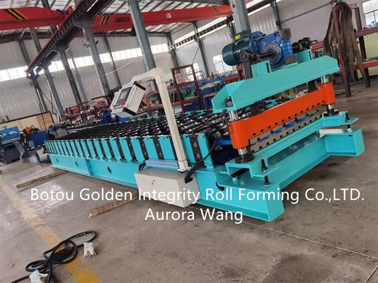 Auto Roof Panel Roll Forming Machine Steel Trapezoidal Sheet Roll Forming Machine