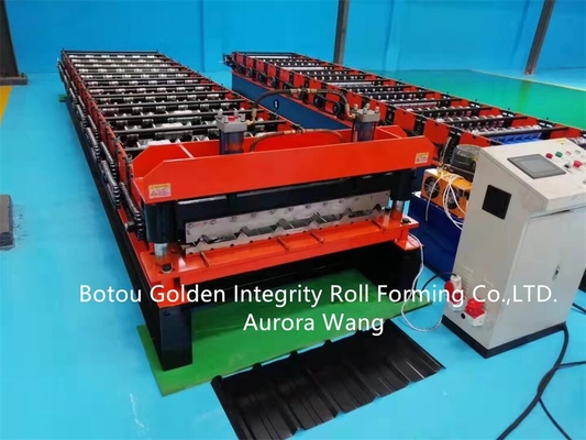 Ibr Roofing Sheet Rolling Machine Double Layer Hydraulic Cutting​