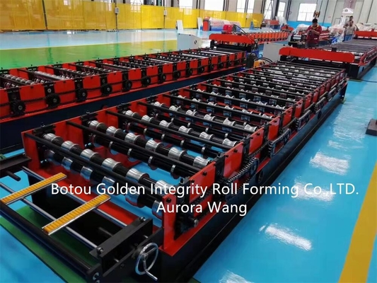 Ibr Roofing Sheet Rolling Machine Double Layer Hydraulic Cutting​