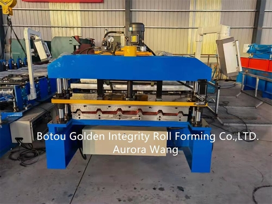 12 m/min Roof Panel Roll Forming Machine Trapezoid IBR Rolling Machine