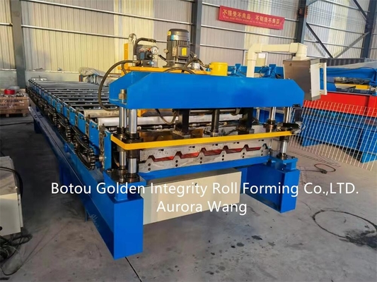 12 m/min Roof Panel Roll Forming Machine Trapezoid IBR Rolling Machine