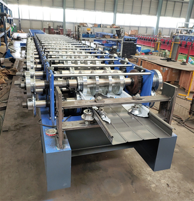 Galvanized Steel Standing Seam Roof Panel Roll Forming Machine Portable
