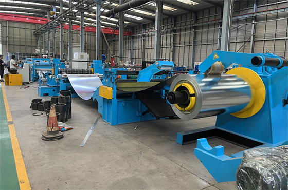 Aluminium Steel Slitting Line PLC Controlled High Speed Precision Slitting Line