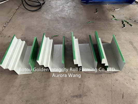 380V 50Hz 3 Phases Portable Gutter Making Machines 8-12 M/Min
