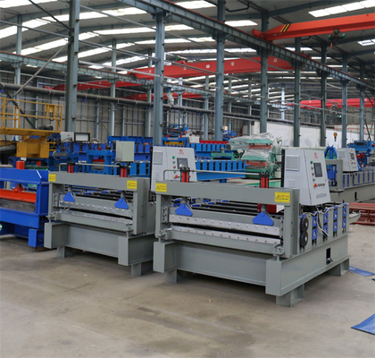 High Precision Steel Cut To Length Machine 6.5KW For Stainless Steel Coil