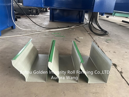 JCX Roof Ridge Cap Roll Forming Machine Seamless Downspout Roll Forming Machine