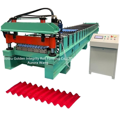 JCX Color Steel Corrugated Sheet Roll Forming Machine Galvanized