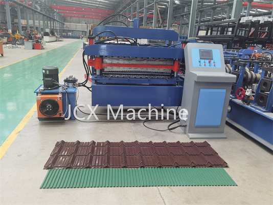 Low Noise Double Roll Forming Machine 8-12m/Min For Standard Solution