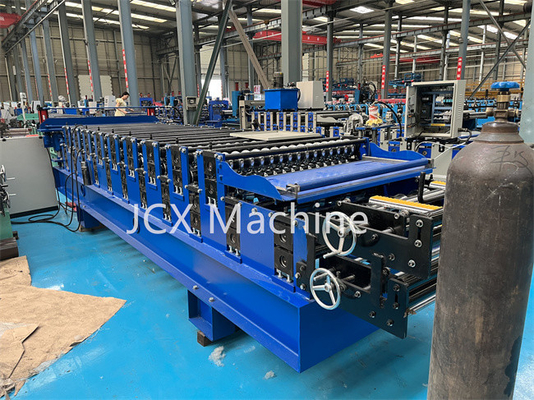 0.3-0.8mm Double Layer Roll Forming Machine Metal Roof Making Machine