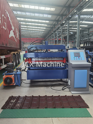 Building Material Double Layer Roll Forming Machine PLC Control